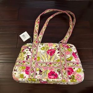 Vera Bradley (Squared Away) Make Me Blush shoulder bag